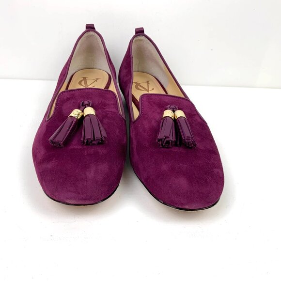 VC Signature 'Nancy' Tassel Loafer In Plumberry Sz 8.5M - Picture 14 of 16